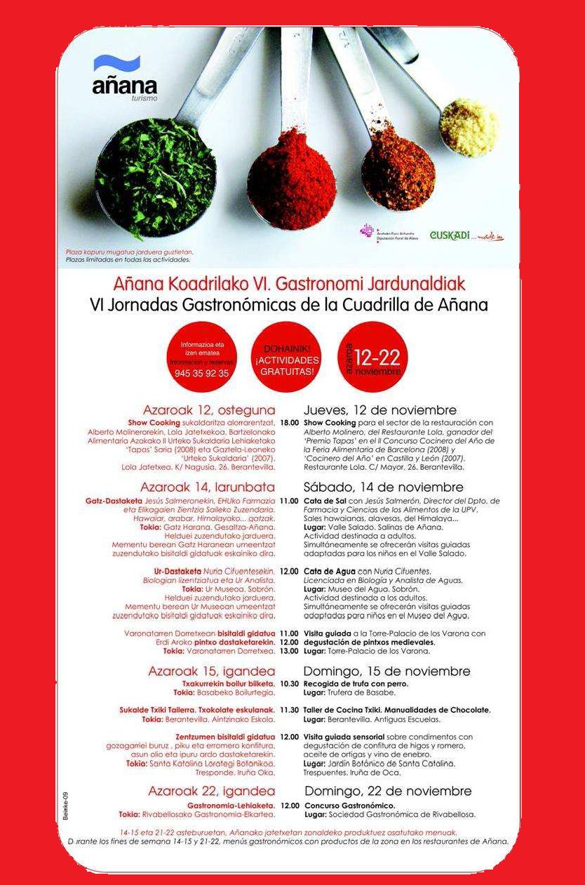 Añana Jornadas gastronomicas